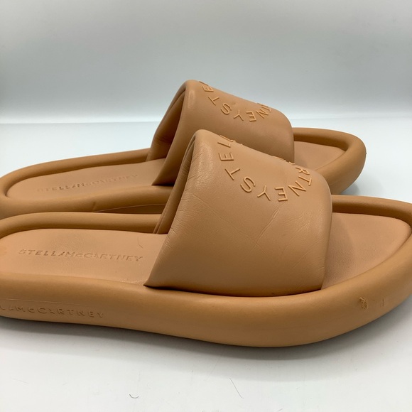Stella McCartney Tan Slide Sandals - Picture 4 of 9